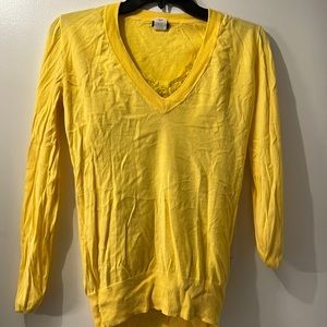 J crew sweater w camisole to go underneath